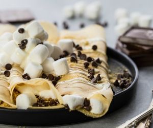 Loaded S'more Crepes