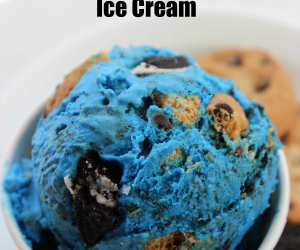 Cookie Monster Ice Cream | No Churn