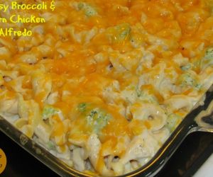 Cheesy Broccoli & Corn Chicken Alfredo