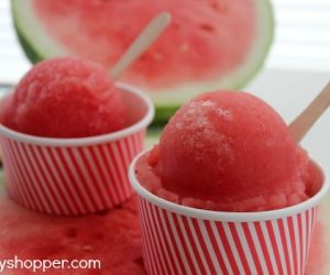 4 Ingredient Watermelon Sorbet