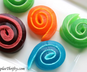 Marshmallow Jello Pinwheels