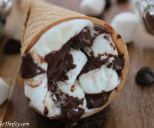 Campfire S’mores in a Cone