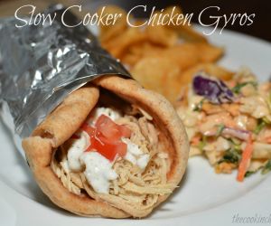 Slow Cooker Chicken Gyros