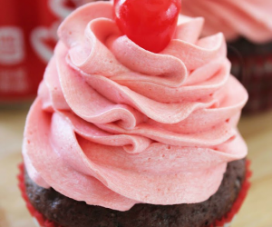 Cherry Coke Cupcakes