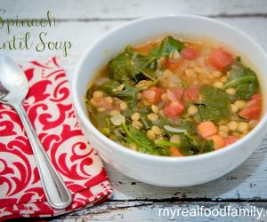 Spinach Lentil Soup