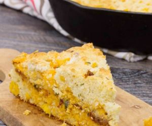 Cheesy Chorizo Cornbread