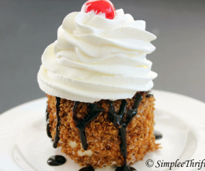 Mexican No Fry Fried Ice Cream