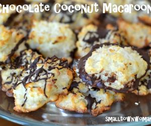 Chocolate Coconut Macaroons