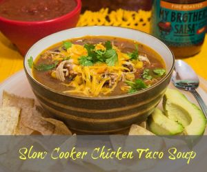 Slow Cooker Chicken Taco Soup