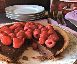 Baker's® Raspberry Ganache Pie
