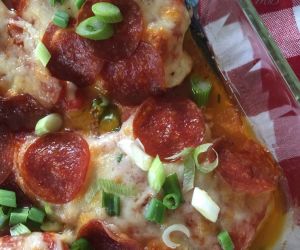 Low Carb Pizza Chicken Bake