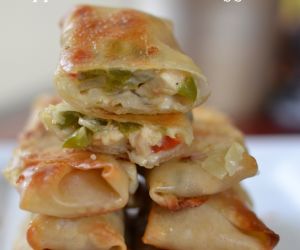 Pepper Jack & Chicken Egg Rolls