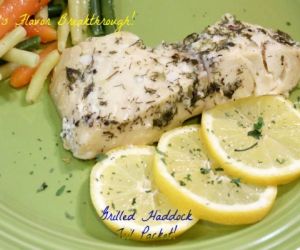 Grilled Haddock Foil Packet!