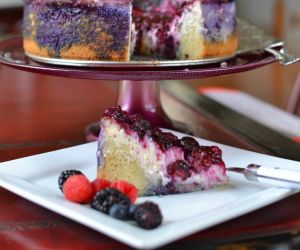 Triple Berry Cream Cheese Coffee Cake