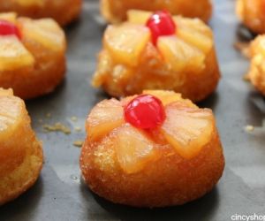 Mini Pineapple Upside Down Cakes