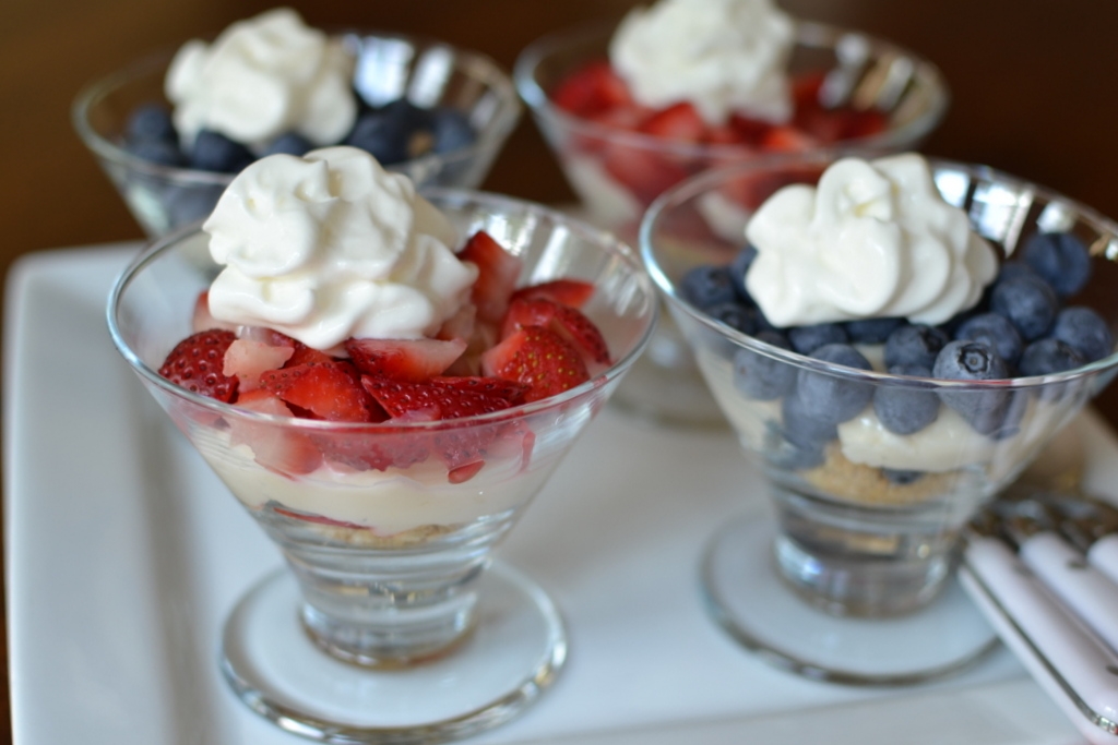 Strawberry & Blueberry Parfaits