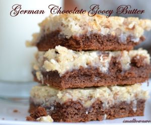 German Chocolate Gooey Butter