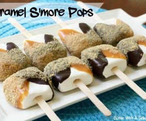 Caramel S'more Pops