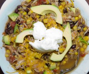 Slow Cooker Chicken Tortilla Soup