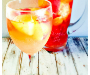 Raspberry Nectarine Sangria