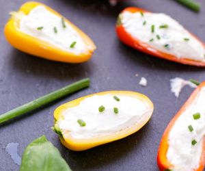 MINI PEPPERS WITH WHIPPED FETA RECIPE