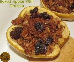 Baked Apples With Granola