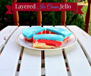 Layered Ice Cream Jello