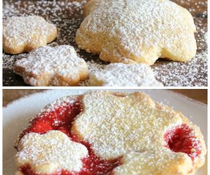 Strawberry Filled Soft Italian Cookies