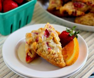 Mini Strawberry Orange Scones