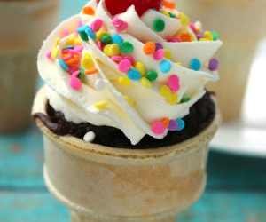 Ice Cream Cone Look A Like Cakes