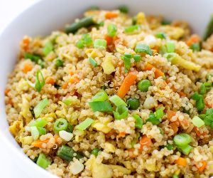 EASY QUINOA FRIED RICE