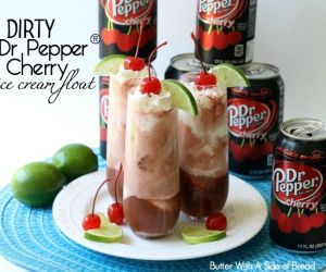 Dirty Dr. Pepper Cherry Ice Cream Float