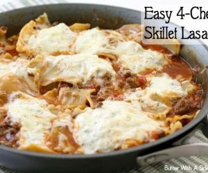 Easy 4-Cheese Skillet Lasagna