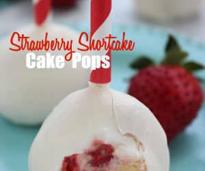 Strawberry Shortcake Cake Pops