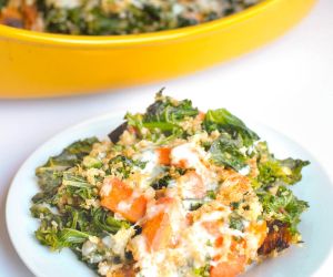 Kale & Roasted Vegetable Quinoa Casserole