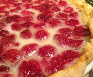Raspberry Custard Pie & Homemade Pie Crust