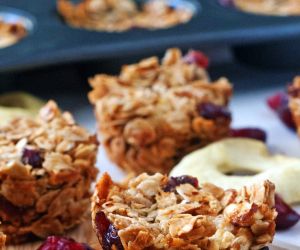 Cranberry Apple Granola Bites