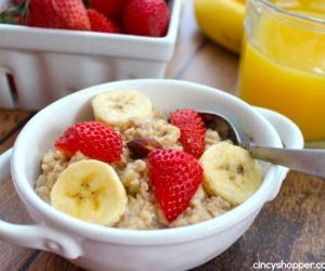 Slow Cooker Steel Cut Oatmeal