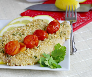 Baked Garlic & Dill Tilapia