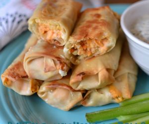 Buffalo Chicken Egg Rolls