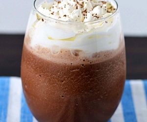 Frozen hot chocolate
