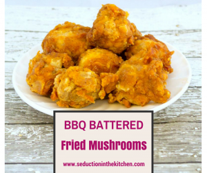 BBQ Battered Fried Mushrooms