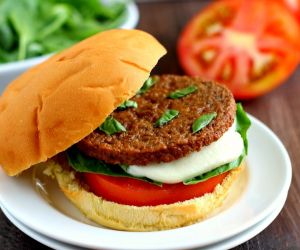 Caprese Veggie Burgers