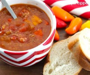 Slow Cooker Stuffed Pepper Soup