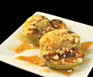 Grilled Caramel Apples