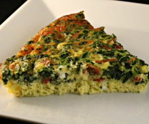 Pepperoni and Muenster Quiche Recipe