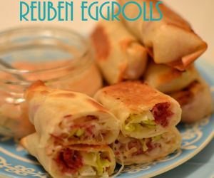 Reuben Egg Rolls