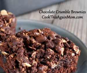 Chocolate Crumble Brownies