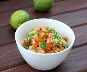 Vegan "Taco" Bowls with Cilantro Lime Cauliflower "Rice"