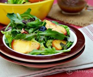 Light Poppy Seed Dressing with Greens and Fruit